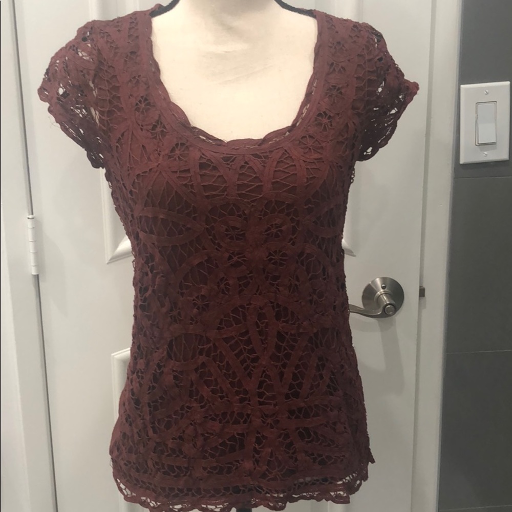 INC - LACE OVERLAY Tee